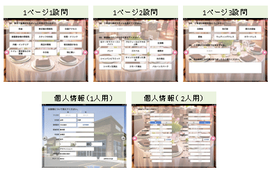 テンプレート画面